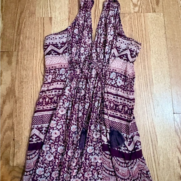 NATURAL LIFE Purple and Pink Bohemian Maxi Dress Size XS - Picture 4 of 15